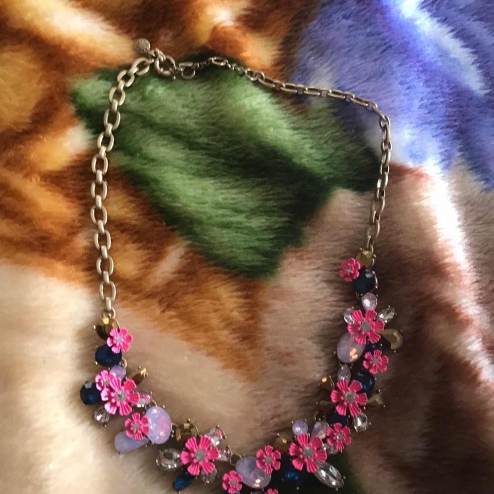 Jcrew flower  necklace